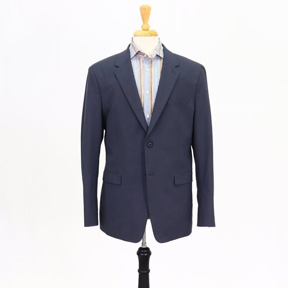 Theory 44R Gray Solid 2-Button Sport Coat Blazer Jacket P120